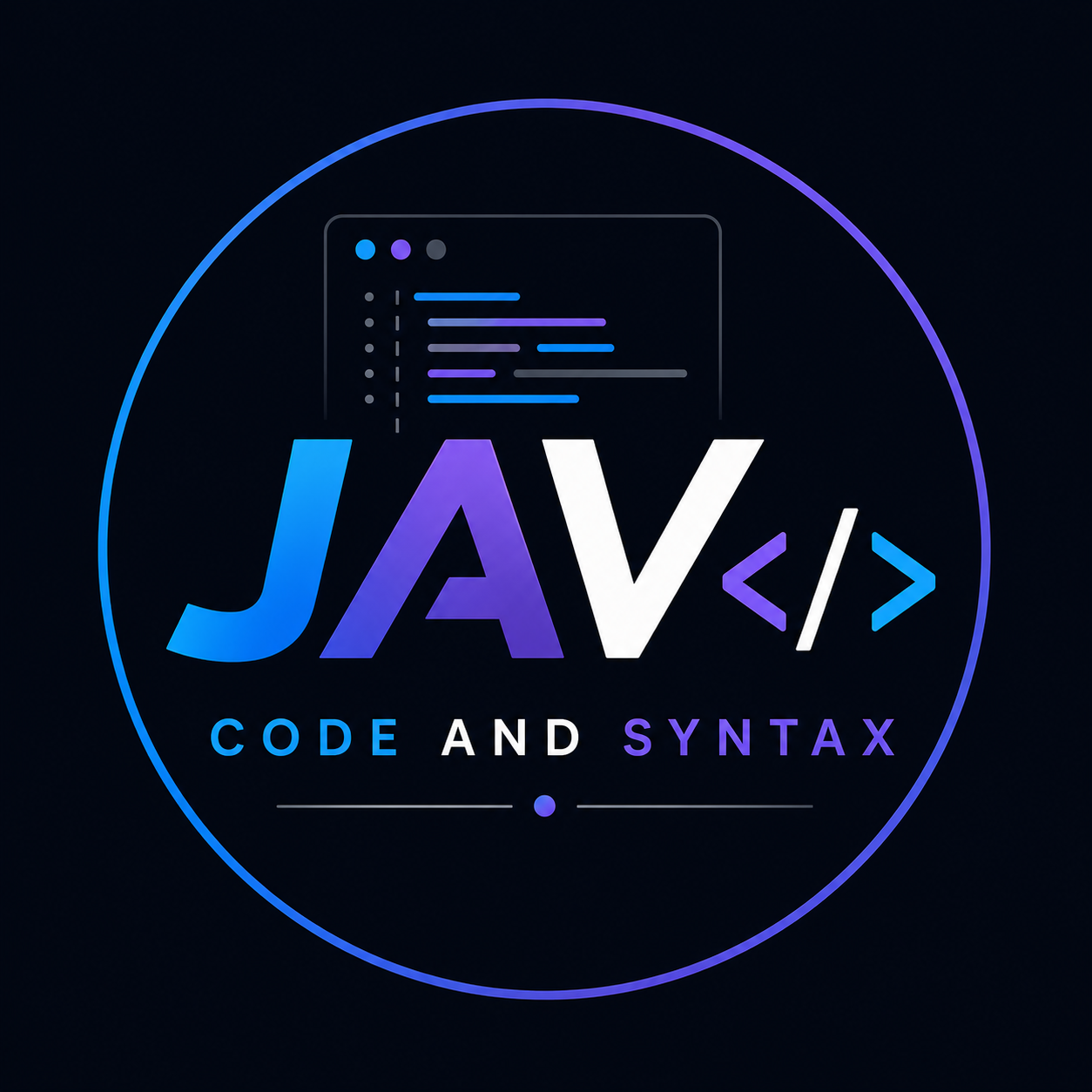 JAV Code and Syntax